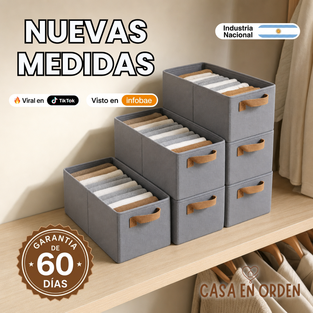 NUEVAS MEDIDAS Organizadores de Ropa Plegables (Comprá 1 y lleváte 3)