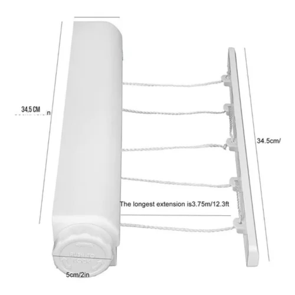 Tender Extensible de 5 Cuerdas Hasta 3,75 Metros