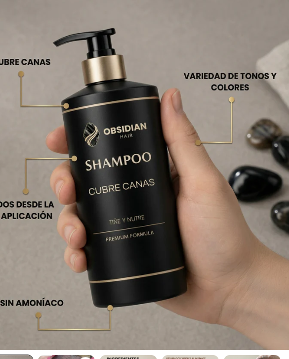 Shampoo Obsidian Marron claro