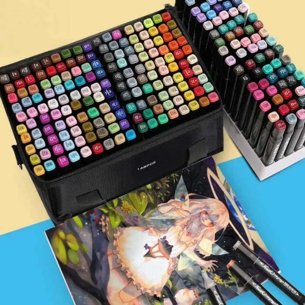 Marcador Doble Punta x80