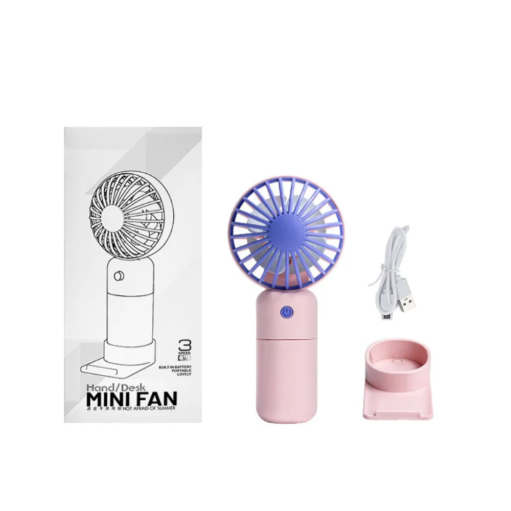 Mini Ventilador con Base de Apoyo